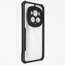 Husa Antigravity SILKASE pentru Honor Magic6 Pro, AntiGravity, AntiShock, negru/transparent