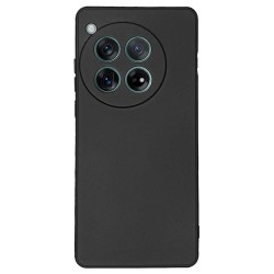 Husa Soft silicon SILKASE pentru OnePlus 12, silicon, culoare negru