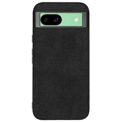Husa Alcantara SILKASE pentru Google Pixel 8a, material soft, culoare negru