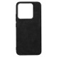 Husa Alcantara SILKASE pentru Xiaomi 14, material soft, culoare negru (14, H2552) by www.silkase.ro