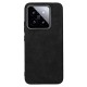 Husa Alcantara SILKASE pentru Xiaomi 14, material soft, culoare negru (14, H2552) by www.silkase.ro