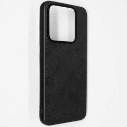 Husa Alcantara SILKASE pentru Xiaomi 14, material soft, culoare negru Husa Alcantara SILKASE pentru Xiaomi 14, material soft, culoare negru