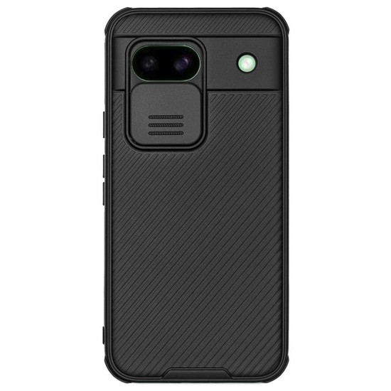 Husa Nillkin pentru Google Pixel 8a, camera privacy, plastic negru (Nillkin, Telefoane Google) by www.silkase.ro Husa Nillkin pentru Google Pixel 8a, camera privacy, plastic negru (Telefoane Google, H2555) by www.silkase.ro