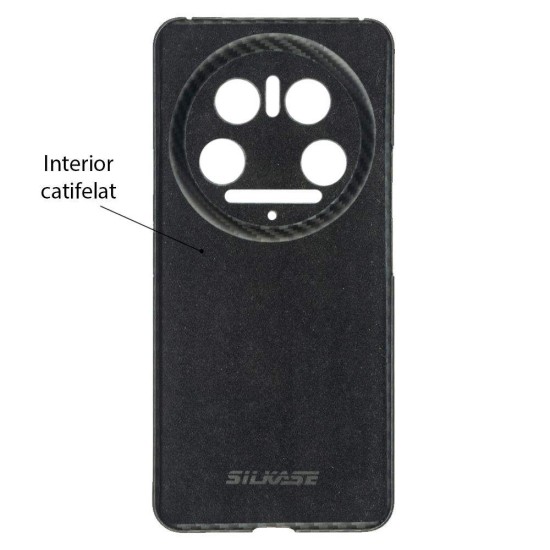 Husa fibra de carbon SILKASE pentru Xiaomi 14 Ultra, aramid kevlar, negru mat (SILKASE, Husa Kevlar) by www.silkase.ro Husa fibra de carbon SILKASE pentru Xiaomi 14 Ultra, aramid kevlar, negru mat (Redmi 13, H2576) by www.silkase.ro