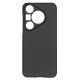 Husa fibra de carbon SILKASE pentru Huawei Pura 70 Pro, aramid kevlar, negru mat (SILKASE, Husa Kevlar) by www.silkase.ro Husa fibra de carbon SILKASE pentru Huawei Pura 70 Pro, aramid kevlar, negru mat (Nova 12i, H2578) by www.silkase.ro