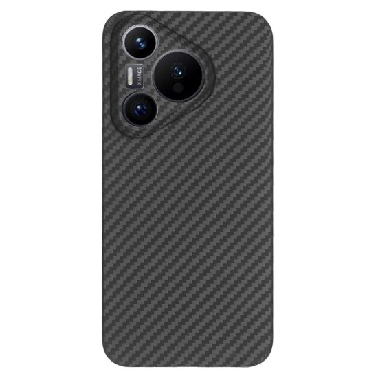 Husa fibra de carbon SILKASE pentru Huawei Pura 70, aramid kevlar, negru mat (SILKASE, Husa Kevlar) by www.silkase.ro Husa fibra de carbon SILKASE pentru Huawei Pura 70, aramid kevlar, negru mat (Pura 70, H2579) by www.silkase.ro