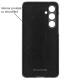 Husa fibra de carbon SILKASE pentru Samsung Galaxy A55, aramid kevlar, negru mat (Telefoane Samsung, H2580) by www.silkase.ro