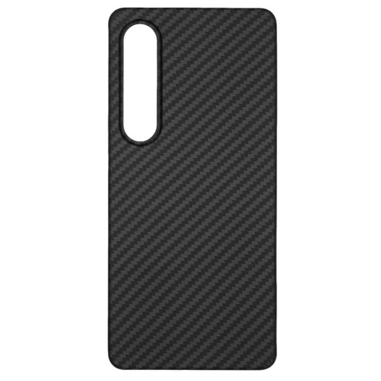 Husa fibra de carbon SILKASE pentru Sony Xperia 1 VI, aramid kevlar, negru mat (SILKASE, Xperia 1 VI) by www.silkase.ro Husa fibra de carbon SILKASE pentru Sony Xperia 1 VI, aramid kevlar, negru mat (Xperia 1 VI, H2582) by www.silkase.ro