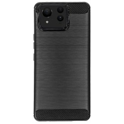 Husa Silicon carbon SILKASE pentru Asus Zenfone 11 Ultra, silicon, culoare negru
