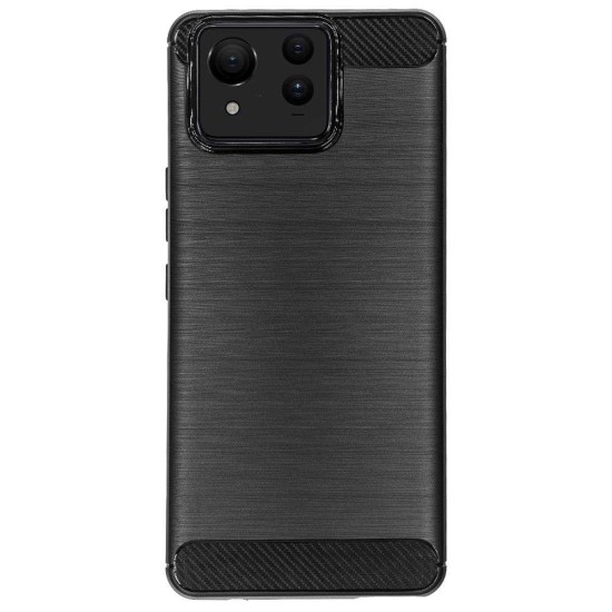 Husa Silicon carbon SILKASE pentru Asus Zenfone 11 Ultra, silicon, culoare negru (Zenfone 11 Ultra, H2588) by www.silkase.ro