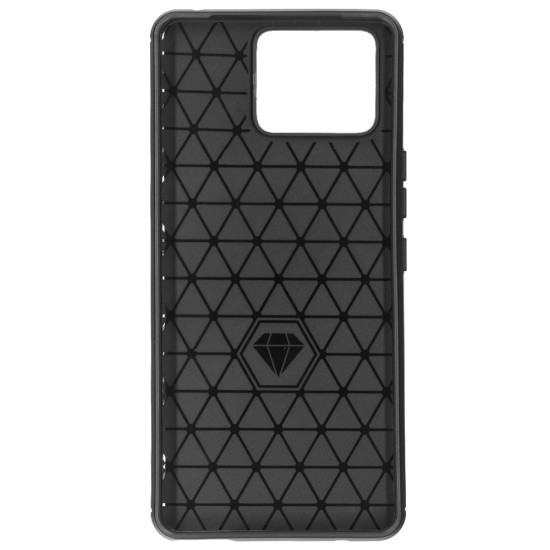 Husa Silicon carbon SILKASE pentru Asus Zenfone 11 Ultra, silicon, culoare negru (Zenfone 11 Ultra, H2588) by www.silkase.ro