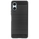 Husa Silicon carbon SILKASE pentru Sony Xperia 10 VI, silicon, culoare negru (Xperia 10 VI, H2589) by www.silkase.ro