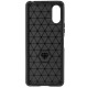 Husa Silicon carbon SILKASE pentru Sony Xperia 10 VI, silicon, culoare negru (Xperia 10 VI, H2589) by www.silkase.ro