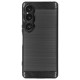 Husa Silicon carbon SILKASE pentru Sony Xperia 1 VI, silicon, culoare negru (Xperia 1 VI, H2590) by www.silkase.ro
