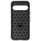 Husa Silicon carbon SILKASE pentru Google Pixel 9 Pro, silicon, culoare negru (Telefoane Google, H2592) by www.silkase.ro