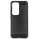 Husa Silicon carbon SILKASE pentru Oppo Reno 12, silicon, culoare negru (Reno12, H2594) by www.silkase.ro
