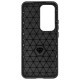 Husa Silicon carbon SILKASE pentru Oppo Reno 12, silicon, culoare negru (Reno12, H2594) by www.silkase.ro