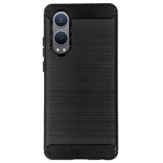 Husa Silicon carbon SILKASE pentru OnePlus Nord CE4 Lite, silicon, culoare negru (Telefoane OnePlus, H2596) by www.silkase.ro