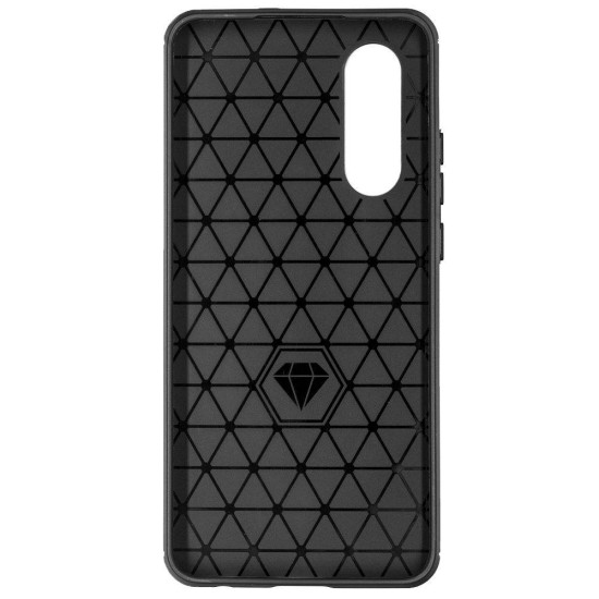 Husa Silicon carbon SILKASE pentru OnePlus Nord CE4 Lite, silicon, culoare negru (Telefoane OnePlus, H2596) by www.silkase.ro
