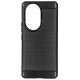 Husa Silicon carbon SILKASE pentru Honor 200, silicon, culoare negru (200, H2597) by www.silkase.ro