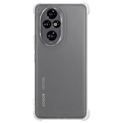 Husa Antishock SILKASE pentru Honor 200 Pro, protectie camera, silicon transparent