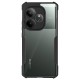 Husa Antigravity SILKASE pentru Realme GT6 , AntiShock, negru/transparent (GT 6, H2608) by www.silkase.ro