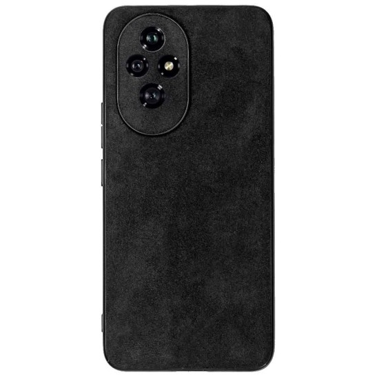Husa Alcantara SILKASE pentru Honor 200 Pro, material soft, culoare negru (SILKASE, 200 Pro) by www.silkase.ro Husa Alcantara SILKASE pentru Honor 200 Pro, material soft, culoare negru (200 Pro, H2612) by www.silkase.ro