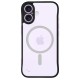 Husa FrameLess SILKASE pentru Apple iPhone 16, MagSafe, plastic , negru/transparent mat (SILKASE, iPhone 16) by www.silkase.ro Husa FrameLess SILKASE pentru Apple iPhone 16, MagSafe, plastic , negru/transparent mat (iPhone 16, H2613) by www.silkase.ro
