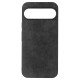 Husa Alcantara SILKASE pentru Google Pixel 9, material soft, culoare negru (Telefoane Google, H2617) by www.silkase.ro