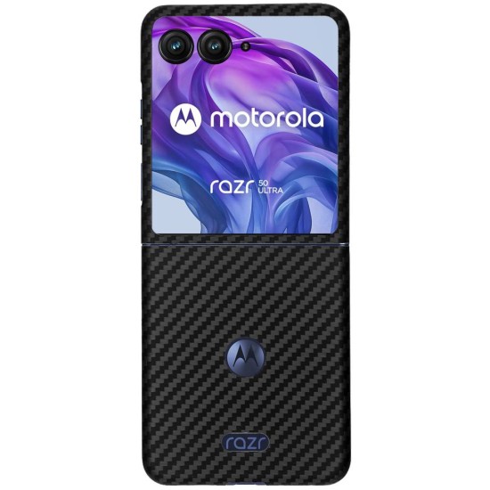 Husa fibra de carbon SILKASE pentru Motorola Razr 50 Ultra, aramid kevlar, negru mat (SILKASE, Husa Kevlar) by www.silkase.ro Husa fibra de carbon SILKASE pentru Motorola Razr 50 Ultra, aramid kevlar, negru mat (Razr 50 Ultra, H2623) by www.silkase.ro