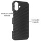 Husa fibra de carbon MagSafe SILKASE pentru Apple iPhone 16 Plus, aramid kevlar, metal camera, negru (iPhone 16 Plus, H2628) by www.silkase.ro
