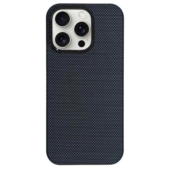 Husa fibra de carbon MagSafe SILKASE pentru Apple iPhone 16 Pro, aramid kevlar, metal camera, albastru (SILKASE, iPhone 16 Pro) by www.silkase.ro Husa fibra de carbon MagSafe SILKASE pentru Apple iPhone 16 Pro, aramid kevlar, metal camera, albastru (iPhone 16 Pro, H2633) by www.silkase.ro
