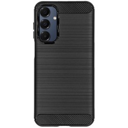 Husa Silicon carbon SILKASE pentru Samsung Galaxy A16, silicon, culoare negru
