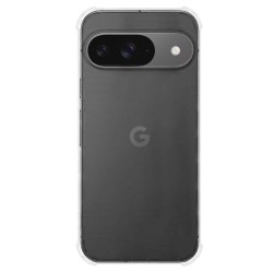 Husa Antishock SILKASE pentru Google Pixel 9/9 Pro, protectie camera, silicon transparent