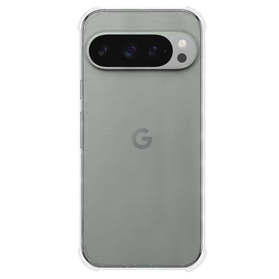 Husa Antishock SILKASE pentru Google Pixel 9/9 Pro, protectie camera, silicon transparent (Telefoane Google, H2648) by www.silkase.ro
