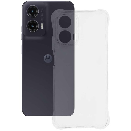 Husa Antishock SILKASE pentru Motorola Moto g35, protectie camera, silicon transparent (SILKASE, Husa Antishock Transparenta) by www.silkase.ro Husa Antishock SILKASE pentru Motorola Moto g35, protectie camera, silicon transparent (Moto G35 5G, H2649) by www.silkase.ro