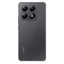 Husa Antishock SILKASE pentru Xiaomi 14T, protectie camera, silicon transparent