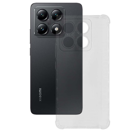 Husa Antishock SILKASE pentru Xiaomi 14T, protectie camera, silicon transparent (SILKASE, Husa Antishock Transparenta) by www.silkase.ro Husa Antishock SILKASE pentru Xiaomi 14T, protectie camera, silicon transparent (14T, H2653) by www.silkase.ro