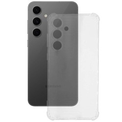 Husa Antishock SILKASE pentru Samsung Galaxy S24 FE, protectie camera, silicon transparent