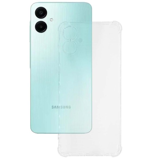 Husa Antishock SILKASE pentru Samsung Galaxy A06, protectie camera, silicon transparent (Telefoane Samsung, H2656) by www.silkase.ro