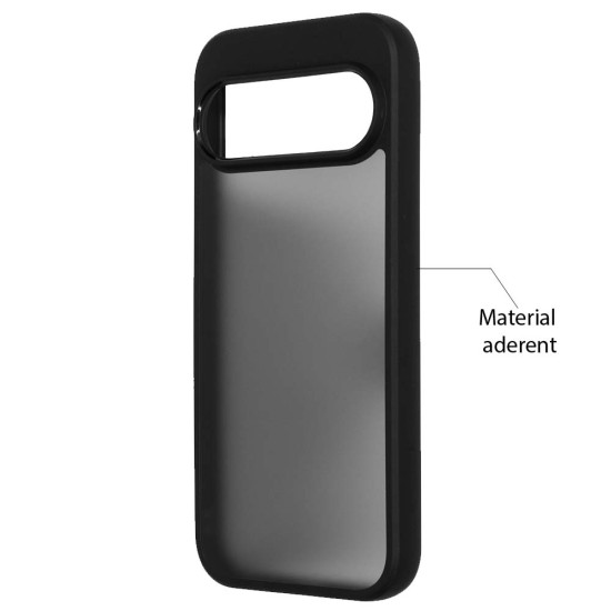Husa Hybrid SILKASE pentru Google Pixel 9/9 Pro, cauciuc/plastic, culoare negru/transparent mat (SILKASE, Telefoane Google) by www.silkase.ro Husa Hybrid SILKASE pentru Google Pixel 9/9 Pro, cauciuc/plastic, culoare negru/transparent mat (Telefoane Google, H2658) by www.silkase.ro