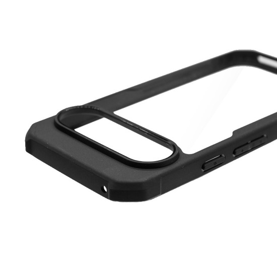 Husa Antigravity SILKASE pentru Google Pixel 9/9 Pro , AntiShock, negru/transparent (Telefoane Google, H2660) by www.silkase.ro