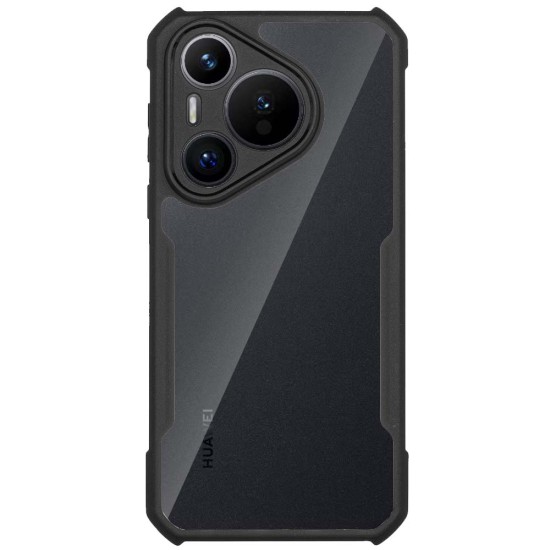 Husa Antigravity SILKASE pentru Huawei Pura 70 Pro, AntiShock, negru/transparent (SILKASE, Husa AntiGravity) by www.silkase.ro Husa Antigravity SILKASE pentru Huawei Pura 70 Pro, AntiShock, negru/transparent (Pura 70 Pro, H2663) by www.silkase.ro