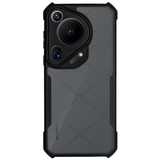 Husa Antigravity SILKASE pentru Huawei Pura 70 Ultra, AntiShock, negru/transparent (SILKASE, Husa AntiGravity) by www.silkase.ro Husa Antigravity SILKASE pentru Huawei Pura 70 Ultra, AntiShock, negru/transparent (Pura 70 Ultra, H2664) by www.silkase.ro