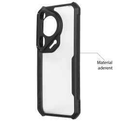 Husa Antigravity SILKASE pentru Huawei Pura 70 Ultra, AntiShock, negru/transparent Husa Antigravity SILKASE pentru Huawei Pura 70 Ultra, AntiShock, negru/transparent