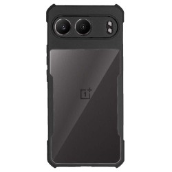 Husa Antigravity SILKASE pentru OnePlus Nord 4,  AntiShock, negru/transparent