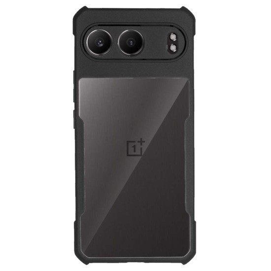 Husa Antigravity SILKASE pentru OnePlus Nord 4,  AntiShock, negru/transparent (Telefoane OnePlus, H2666) by www.silkase.ro