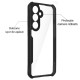 Husa Antigravity SILKASE pentru Samsung Galaxy S24 FE,  AntiShock, negru/transparent (Telefoane Samsung, H2667) by www.silkase.ro