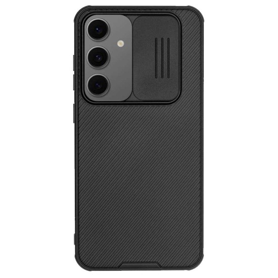 Husa Nillkin pentru Samsung Galaxy S24 FE, camera privacy, plastic negru (Telefoane Samsung, H2671) by www.silkase.ro