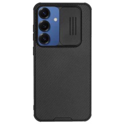 Husa Nillkin pentru Samsung S25, camera privacy, plastic negru